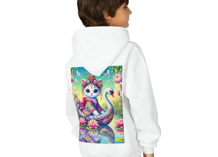 Geisha Kitten’s River Voyage Youth Heavy Blend Hooded Sweatshirt