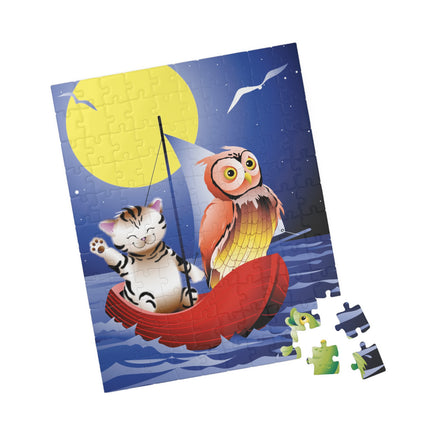 Embarking on a Moonlit Journey Puzzle (110, 252-piece)