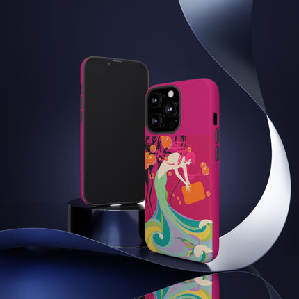 Mermaid Dive Phone Case – Vibrant Waves & Playful Elegance