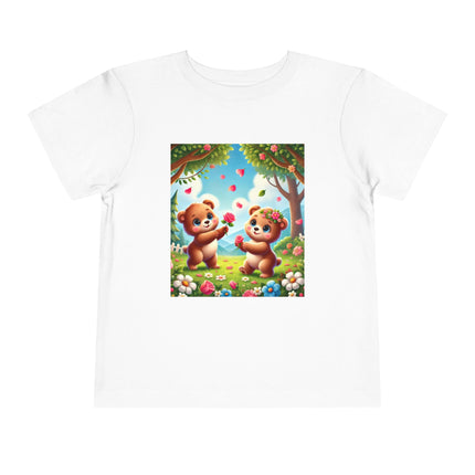 Teddy Bear Friendship Toddler Short Sleeve Tee