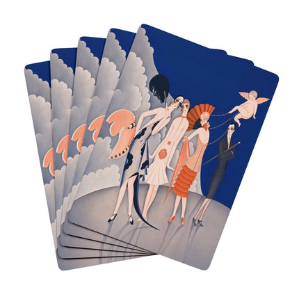 🎭💘 The Ladies Of Cupid's Fashion Parade Playing Cards – Art Deco Fashion Fantasy