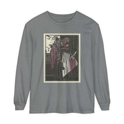 L’écran by Fernand Siméon Garment-dyed Long Sleeve T-Shirt