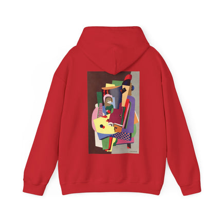 The Piano Lesson by Georges Valmier Heavy Blend™ Hooded Sweatshirt