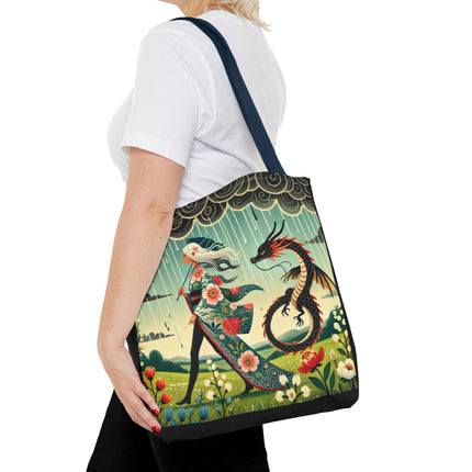 The Dragon Fairy’s Stride Tote Bag – Grace, Strength & Mythic Adventure