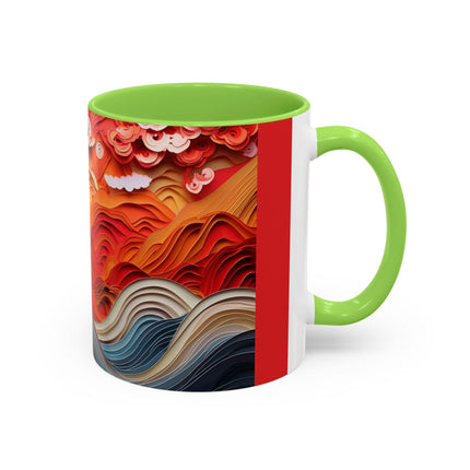 Vibrant Sunrise Sky Colorful Mugs (11oz, 15oz)