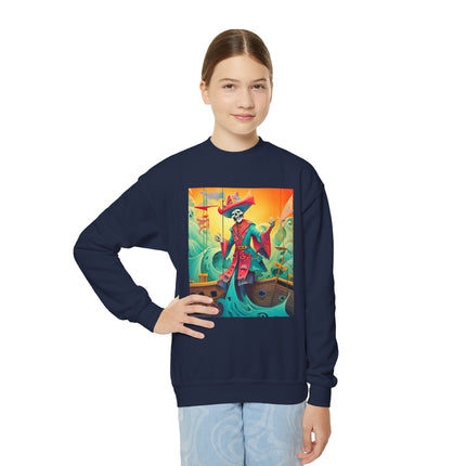 Skeleton Crew of the Misty Seas Youth Crewneck Sweatshirt