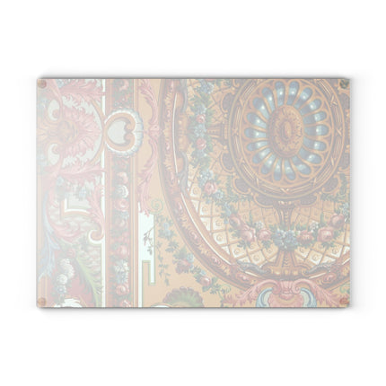 XVIII Siecle 2 by Auguste Racinet Glass Cutting Board