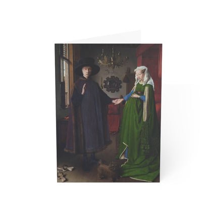 Arnolfini Portrait by Jan Van Eyck Greeting Cards (1, 10, 30, and 50pcs)