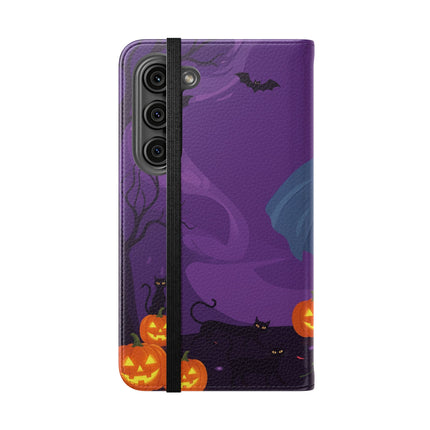 🎭🌹 The Harlequin Rose Masquerade Flip Case – Theatrical Halloween Romance