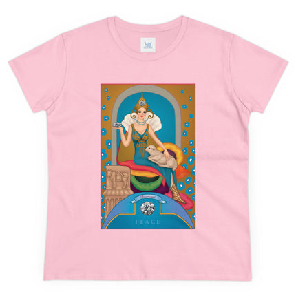 April & Diamond (from the Gem Series) by Sofia Chiostri Women's Midweight Cotton Tee