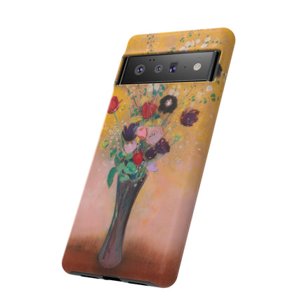 Vase of Flowers by Odilon Redon Phone Cases
