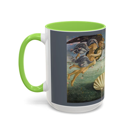 Birth of Venus by Sandro Botticelli Colorful Mugs (11oz, 15oz)