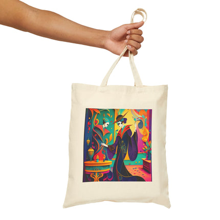 Phantoms of Elegance Cotton Canvas Tote Bag