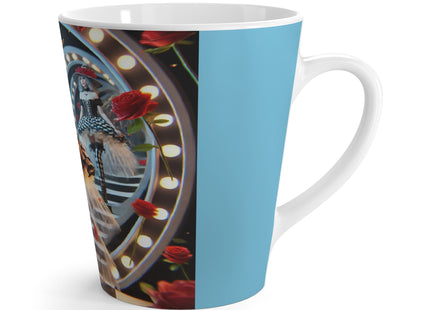 Halloween Witch Through the Mirror Latte Mug