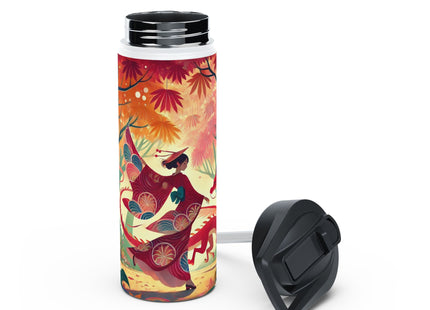 The Dragon Fairy’s Dance Stainless Steel Water Bottle, Standard Lid