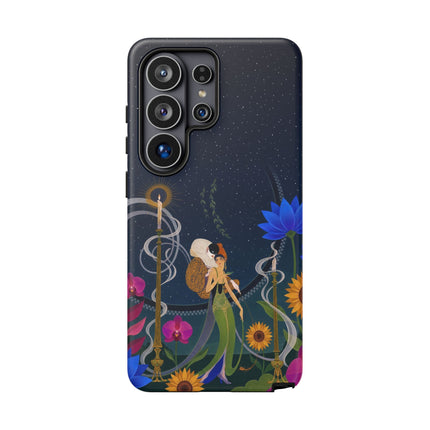 🌙🕯️ The Lady Of The Midnight Garden Phone Case – Art Deco Nocturne