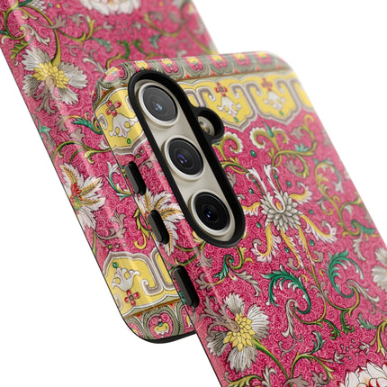 Pink Floral Pattern by Owen Jones Phone Cases
