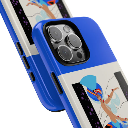 Exotic Dancer Phone Case – Vibrant Performance & Art Deco Flair