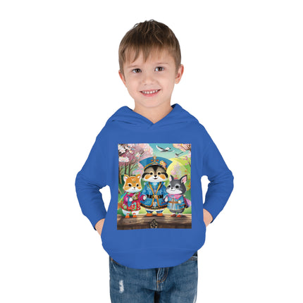Fluffy Explorers Toddler Pullover Fleece Hoodie