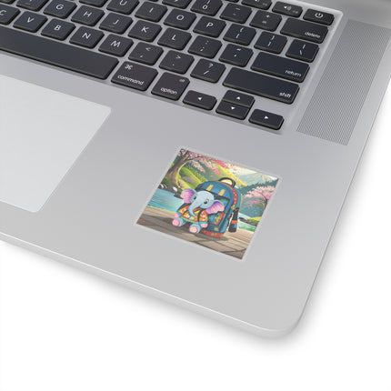 Baby Elephant Kiss-Cut Stickers (4 Sizes)
