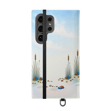 🧚🦋 The Jeweled Wing Fairy Flip Case – Art Deco Fairy Fantasy