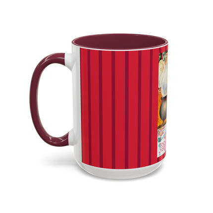 The Hallowe'en Cauldron In the Firelight's Gleam Colorful Mugs (11oz, 15oz)