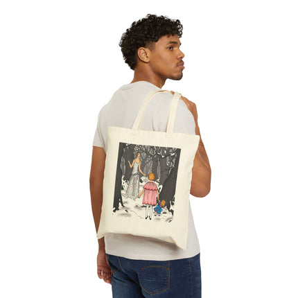 Fairy Tale Elegance Cotton Canvas Tote Bag