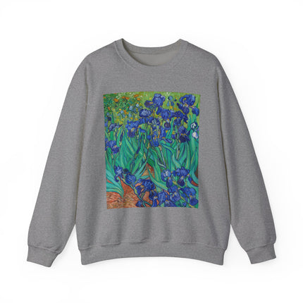 Irises by Vincent Van Gogh Heavy Blend™ Crewneck Sweatshirt