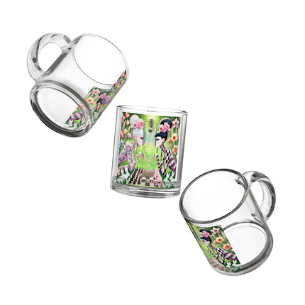 Spring Gambit: A Fairy’s Move Glass Mug, 10oz