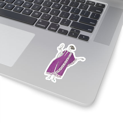 Jamais prêtes! (Never Ready!) by Charles Martin Kiss-Cut Stickers (4 Sizes)