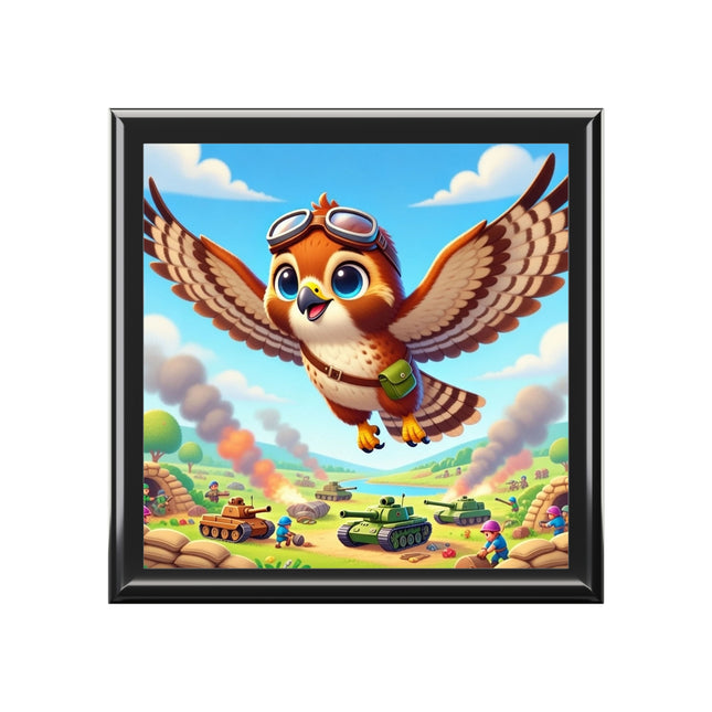 Red Tailed Hawk in Battle Treasure Chest