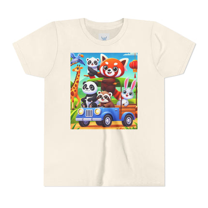 Safari Friends on the Move Youth Short Sleeve Tee