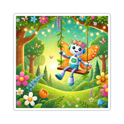 Robot Fairy Kiss-Cut Stickers (4 Sizes)