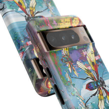 Neon Swarm Phone Cases