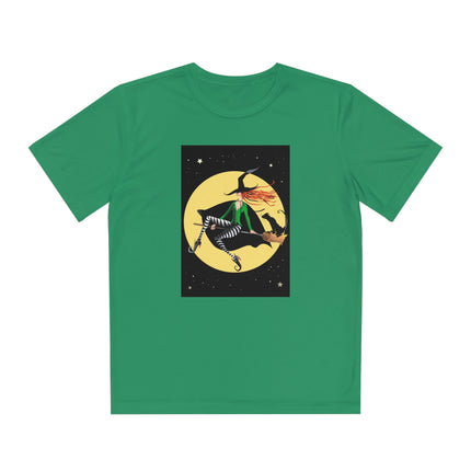 A Witch’s Moonlit Flight Youth Competitor Tee