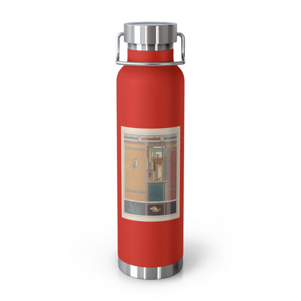 Pompeii Wall Pl.20 by Victor Steeger Copper Vacuum Insulated Bottle, 22oz