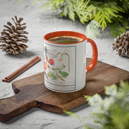 Natural History Ensemble, No. 7 by Anselmus Boëtius de Boodt Colorful Mugs, 11oz
