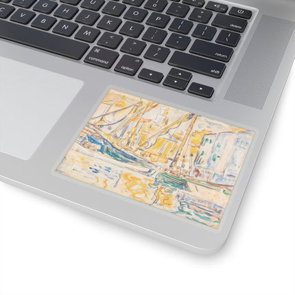Saint-Tropez by Paul Signac Kiss-Cut Stickers (4 Sizes)
