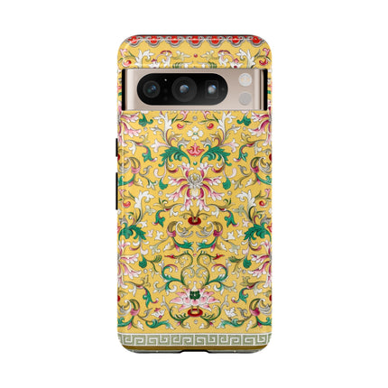 Yellow Botanical Pattern by Owen Jones Phone Cases