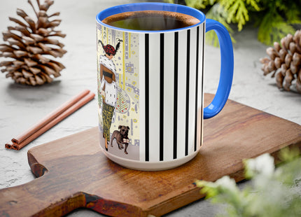 Wrapped in Elegance Colorful Mugs (11oz, 15oz)