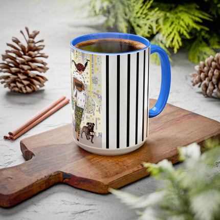 Wrapped in Elegance Colorful Mugs (11oz, 15oz)
