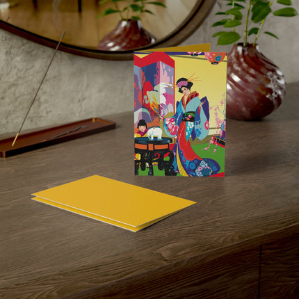 A Timeless Journey by Umberto Brunelleschi Greeting Cards (1, 10, 30, and 50pcs)