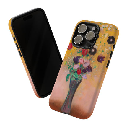 Vase of Flowers by Odilon Redon Phone Cases