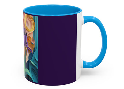 The Elegant Iris Flower Colorful Mugs (11oz, 15oz)