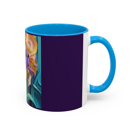 The Elegant Iris Flower Colorful Mugs (11oz, 15oz)