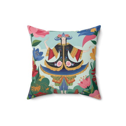 🌸🏯 The Lady Of The Pagoda Garden Scented Soy Candle – Art Deco Floral Fantasy