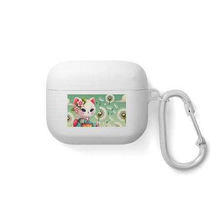 Geisha Kitten and the Dandelion Wish AirPods and AirPods Pro Case