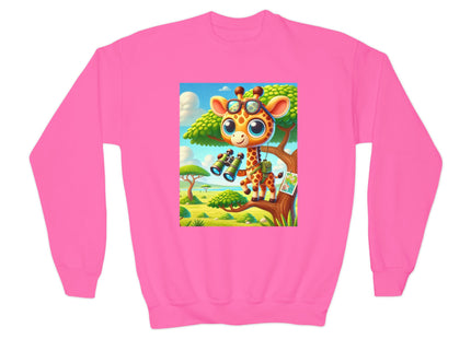 Giraffe Lookout Youth Crewneck Sweatshirt