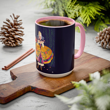 Moonlit Masquerade: The Fairy Queen's Ball Colorful Mug (11oz, 15oz) – Fairy Tale Elegance, Fantasy Charm & Enchanted Style