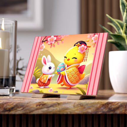 Whimsical Springtime Exchange Ceramic Tile